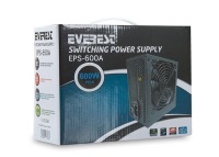 Everest EPS-600A Real 600W 12cm Fan 4*SATA Aktif PFC Oyuncu PC Destekli Power Supply